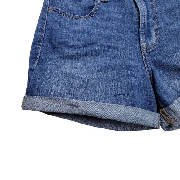 Old Navy Cuffed High Rise Wow Jean Shorts Size 0 - Picture 4 of 7